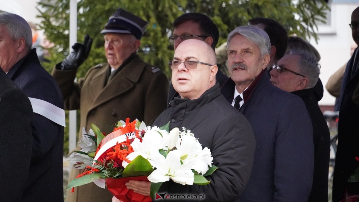 Narodowy Dzień Pamięci Żołnierzy Wyklętych - uroczystości pod pomnikiem Ofiar Terroru Komunistycznego [01.03.2025] - zdjęcie #97 - eOstroleka.pl