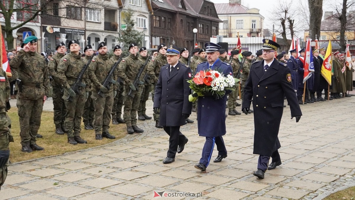 Narodowy Dzień Pamięci Żołnierzy Wyklętych - uroczystości pod pomnikiem Ofiar Terroru Komunistycznego [01.03.2025] - zdjęcie #13 - eOstroleka.pl