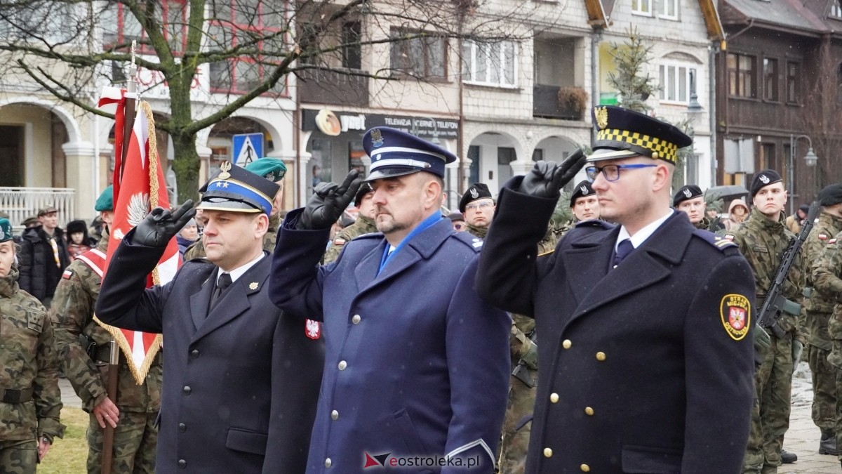 Narodowy Dzień Pamięci Żołnierzy Wyklętych - uroczystości pod pomnikiem Ofiar Terroru Komunistycznego [01.03.2025] - zdjęcie #11 - eOstroleka.pl