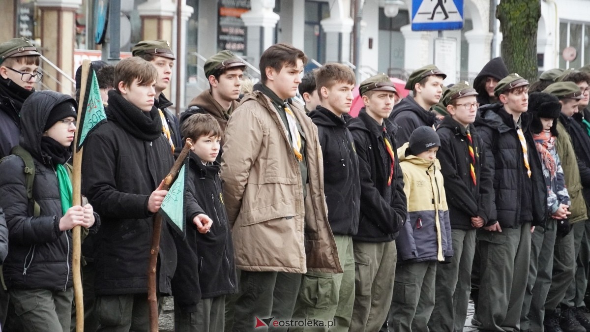 Narodowy Dzień Pamięci Żołnierzy Wyklętych - uroczystości pod pomnikiem Ofiar Terroru Komunistycznego [01.03.2025] - zdjęcie #83 - eOstroleka.pl