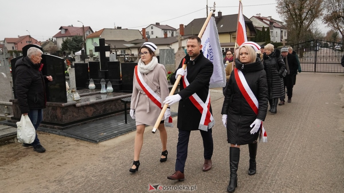 Uroczystość upamiętniająca pierwszą śp. Bronisławę Sawczyn [02.03.2025] - zdjęcie #38 - eOstroleka.pl