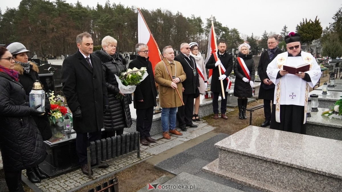 Uroczystość upamiętniająca pierwszą śp. Bronisławę Sawczyn [02.03.2025] - zdjęcie #12 - eOstroleka.pl