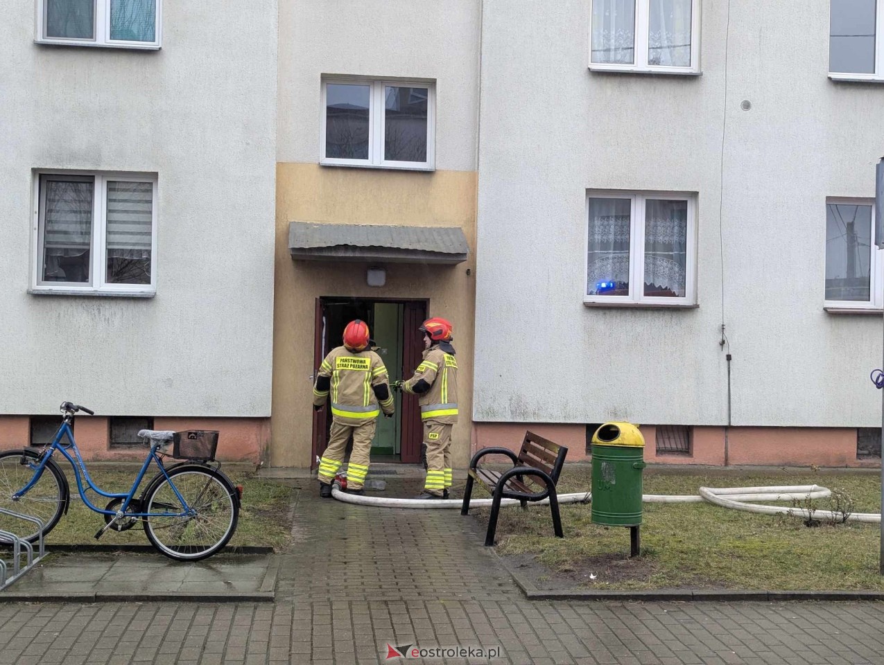 Akcja strażacka przy Celulozowej w Ostrołęce [13.03.2025] - zdjęcie #8 - eOstroleka.pl