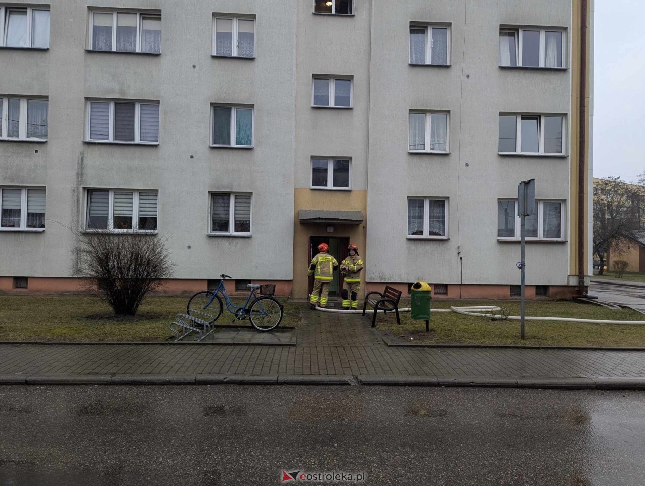 Akcja strażacka przy Celulozowej w Ostrołęce [13.03.2025] - zdjęcie #7 - eOstroleka.pl