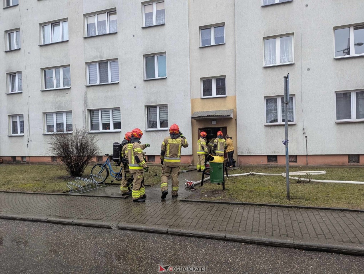 Akcja strażacka przy Celulozowej w Ostrołęce [13.03.2025] - zdjęcie #6 - eOstroleka.pl