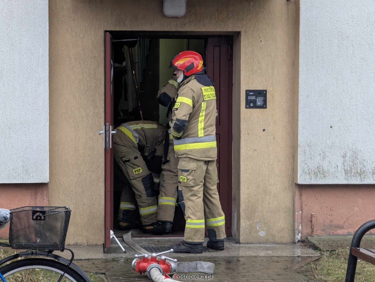 Akcja strażacka przy Celulozowej w Ostrołęce [13.03.2025] - zdjęcie #5 - eOstroleka.pl