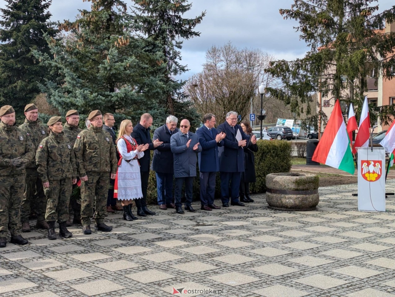 Uroczystości polsko-węgierskie w Ostrołęce [14.03.2025] - zdjęcie #66 - eOstroleka.pl