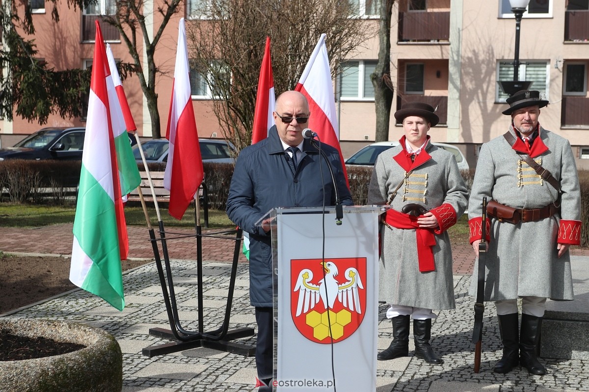 Uroczystości polsko-węgierskie w Ostrołęce [14.03.2025] - zdjęcie #43 - eOstroleka.pl
