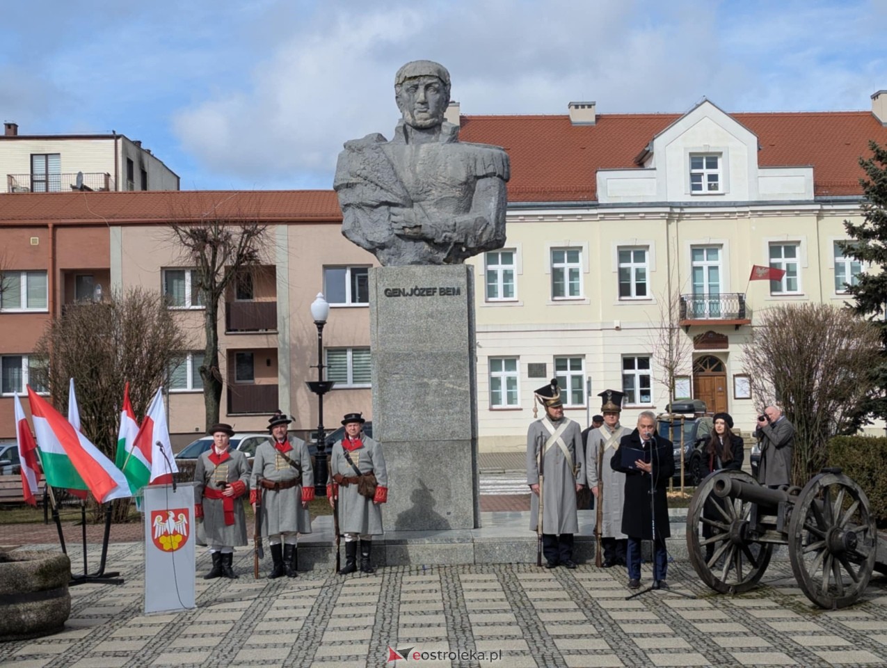 Uroczystości polsko-węgierskie w Ostrołęce [14.03.2025] - zdjęcie #1 - eOstroleka.pl