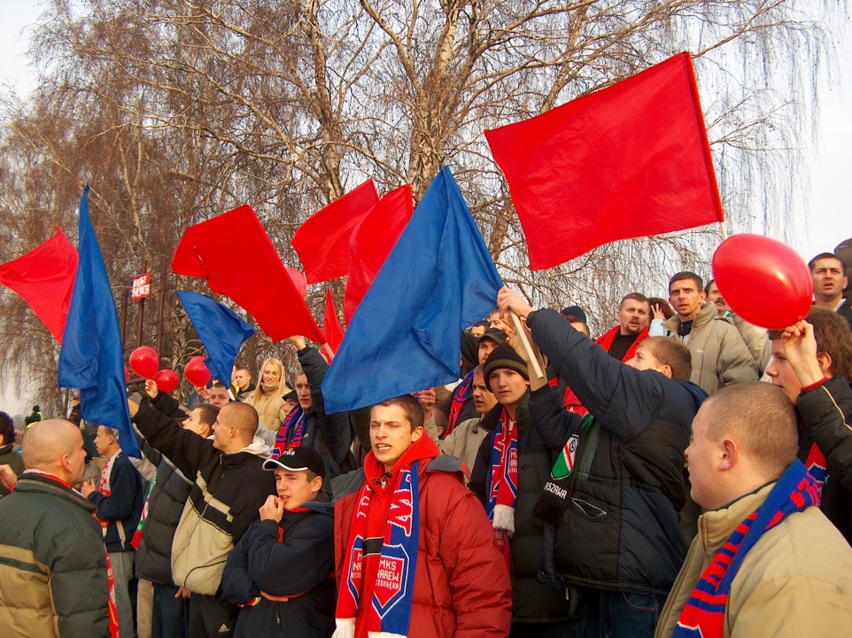Narew Ostrołęka - Ursus Warszawa [22.11.2003] - zdjęcie #2 - eOstroleka.pl