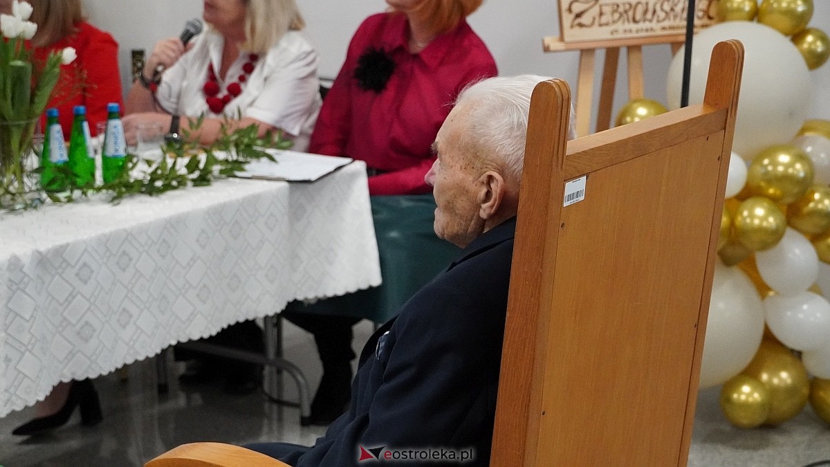 100-ne urodziny Wacława Żebrowskiego z gminy Olszewo-Borki [17.03.2025] - zdjęcie #59 - eOstroleka.pl