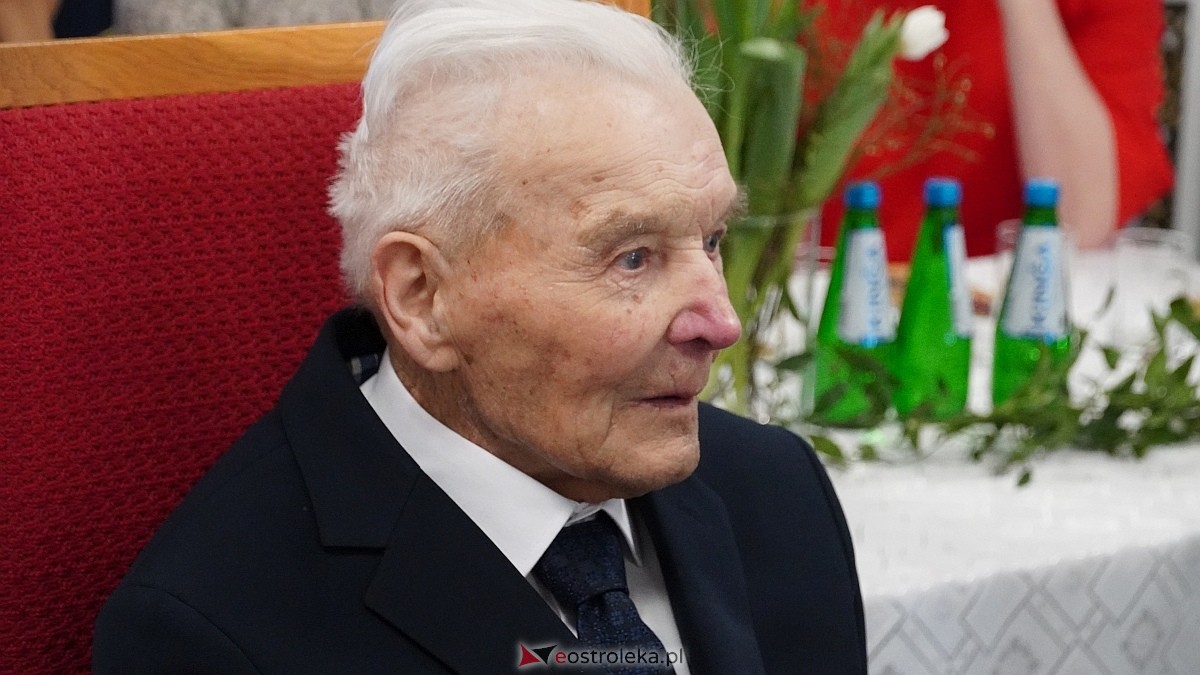 100-ne urodziny Wacława Żebrowskiego z gminy Olszewo-Borki [17.03.2025] - zdjęcie #52 - eOstroleka.pl