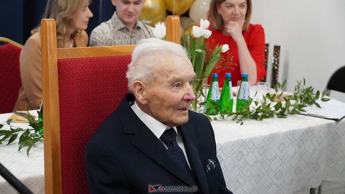 100-ne urodziny Wacława Żebrowskiego z gminy Olszewo-Borki [17.03.2025] - zdjęcie #51 - eOstroleka.pl