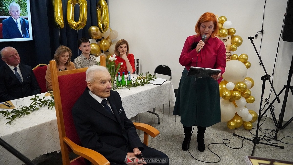 100-ne urodziny Wacława Żebrowskiego z gminy Olszewo-Borki [17.03.2025] - zdjęcie #50 - eOstroleka.pl