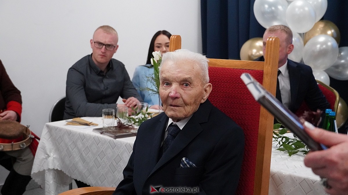100-ne urodziny Wacława Żebrowskiego z gminy Olszewo-Borki [17.03.2025] - zdjęcie #46 - eOstroleka.pl