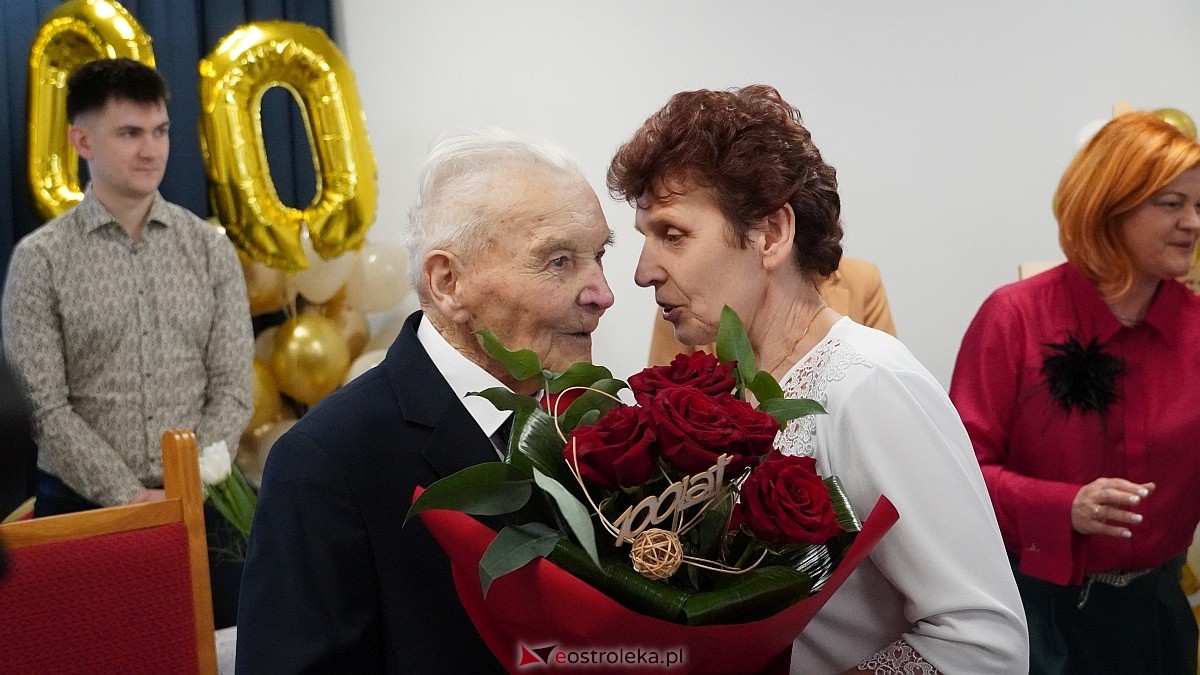 100-ne urodziny Wacława Żebrowskiego z gminy Olszewo-Borki [17.03.2025] - zdjęcie #13 - eOstroleka.pl