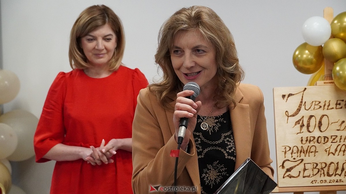100-ne urodziny Wacława Żebrowskiego z gminy Olszewo-Borki [17.03.2025] - zdjęcie #6 - eOstroleka.pl