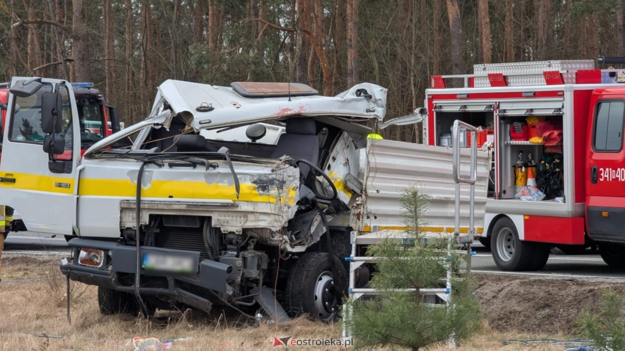 Wypadek w Zabrodziu [18.03.2025] - zdjęcie #23 - eOstroleka.pl