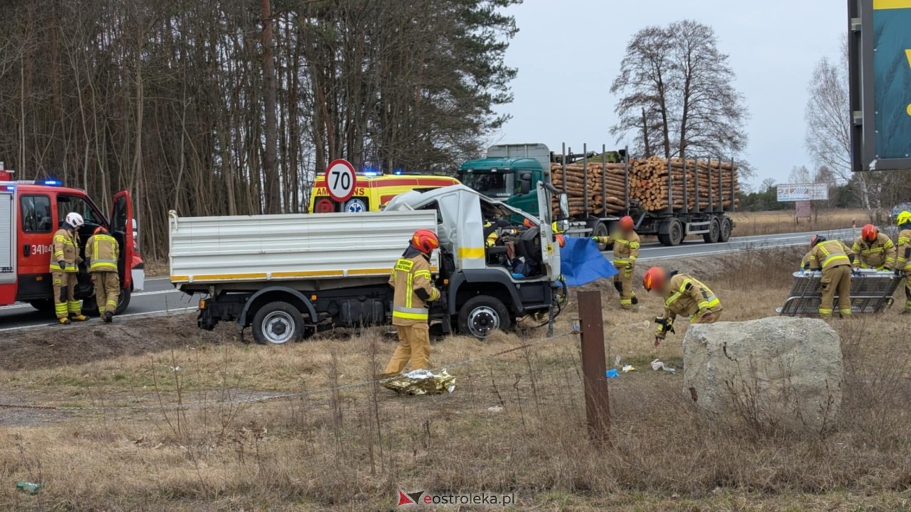 Wypadek w Zabrodziu [18.03.2025] - zdjęcie #21 - eOstroleka.pl