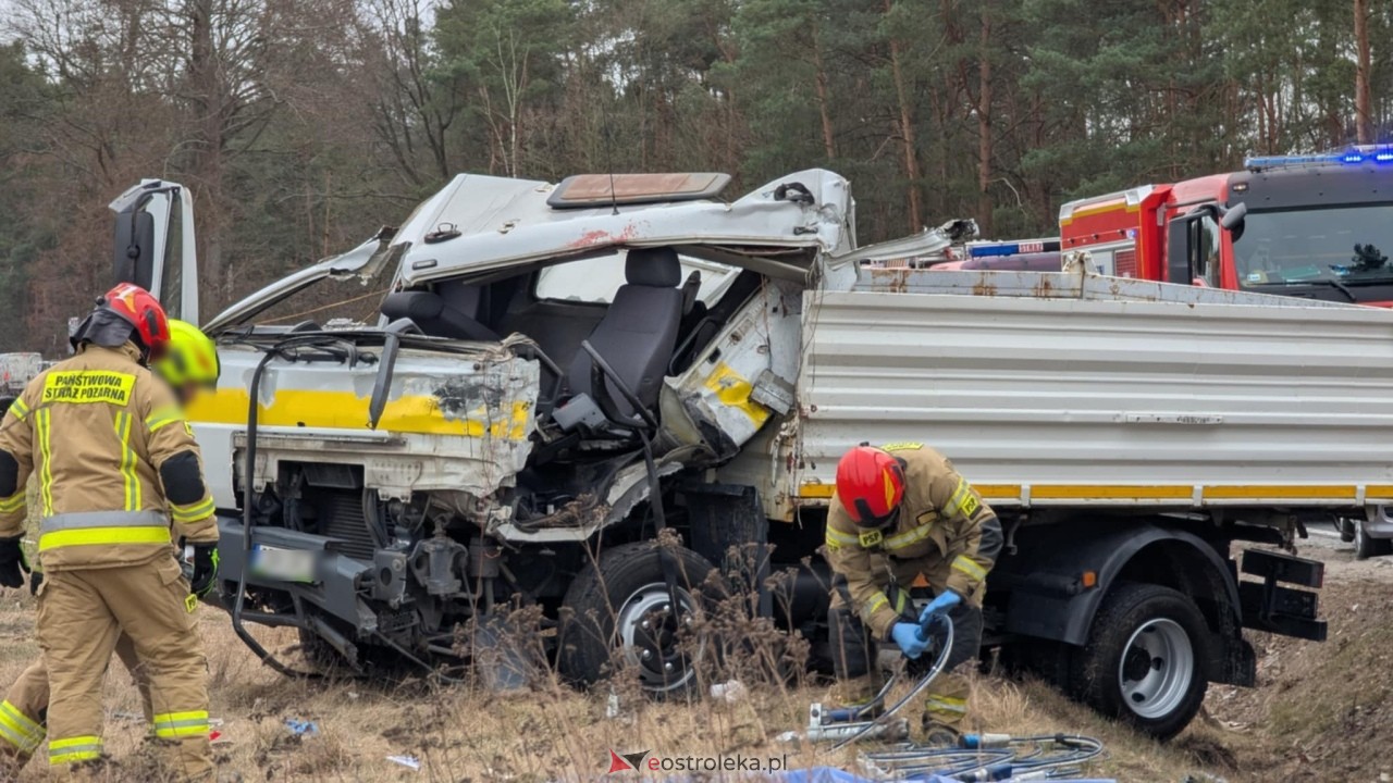Wypadek w Zabrodziu [18.03.2025] - zdjęcie #7 - eOstroleka.pl