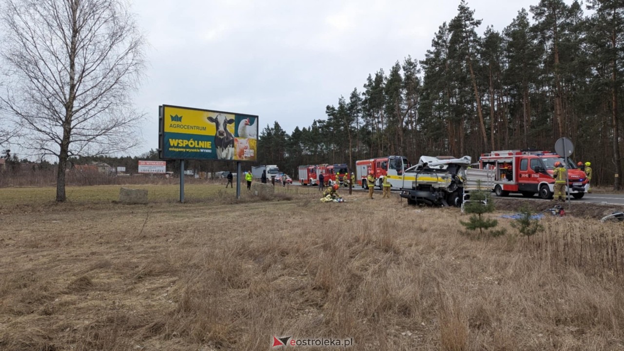 Wypadek w Zabrodziu [18.03.2025] - zdjęcie #6 - eOstroleka.pl
