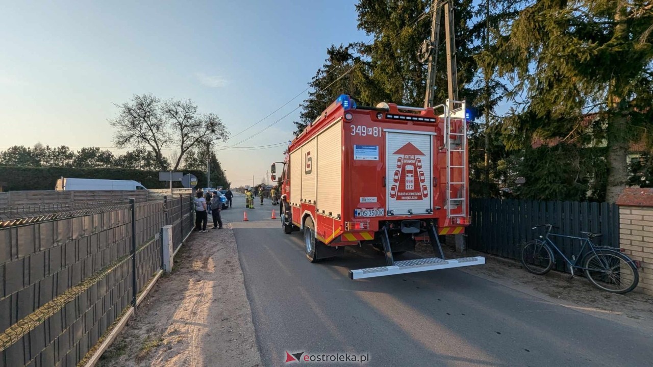 Wypadek w Czarnowcu [22.03.2025] - zdjęcie #20 - eOstroleka.pl