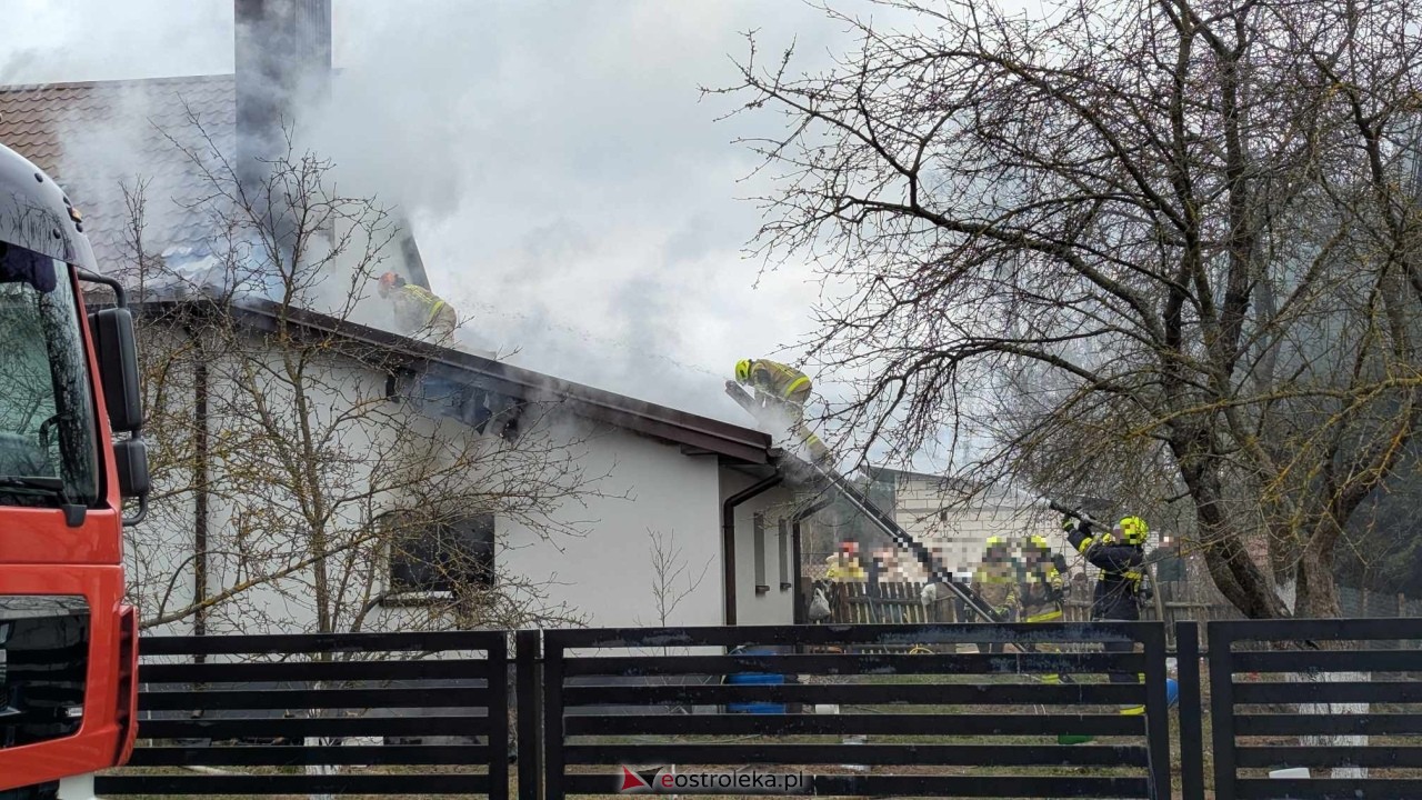 Pożar w Antoniach [27.03.2025] - zdjęcie #5 - eOstroleka.pl