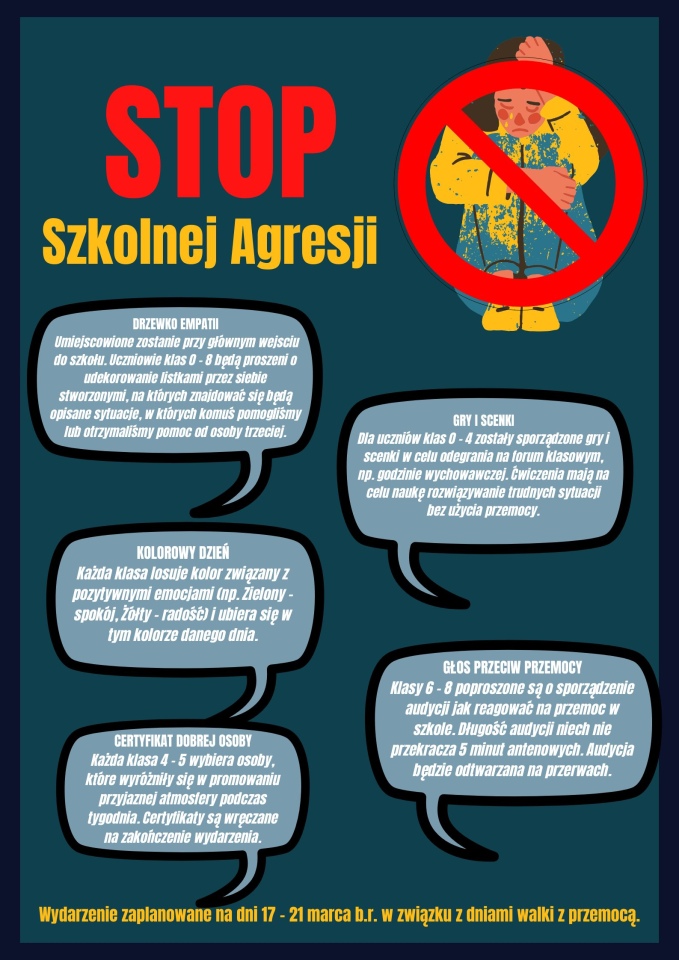 Dni Walki z Agresją i Przemocą w Staszicówce [17-21.03.2025] - zdjęcie #1 - eOstroleka.pl