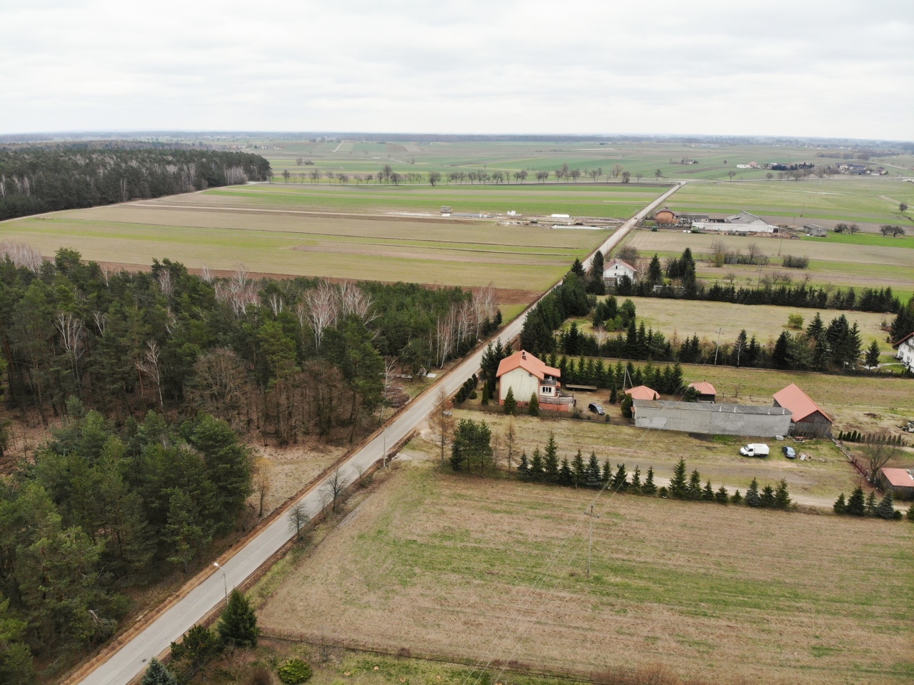 Rozbudowa drogi Grodzisk – Wojsze – Janki Młode [08.04.2025] - zdjęcie #8 - eOstroleka.pl