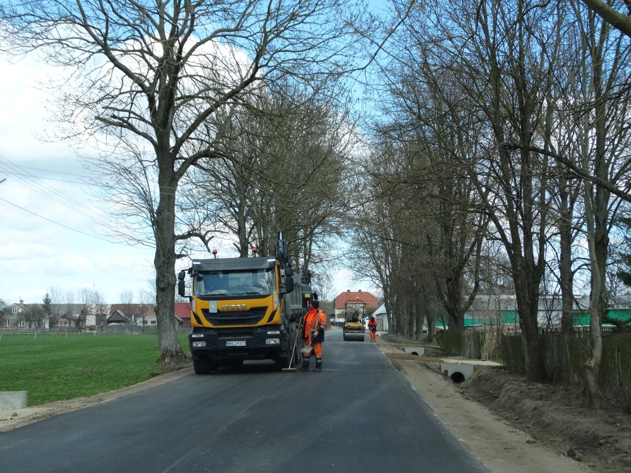 Rozbudowa drogi Grodzisk – Wojsze – Janki Młode [08.04.2025] - zdjęcie #5 - eOstroleka.pl