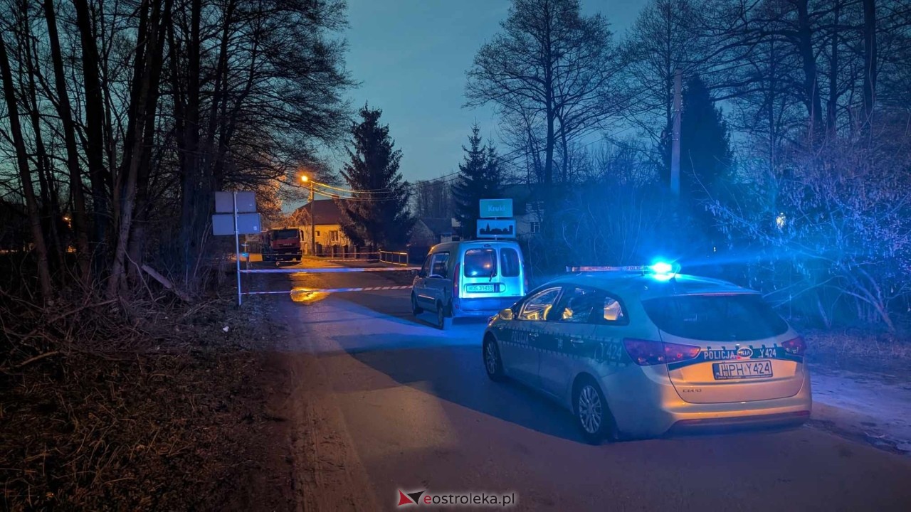 Pożar w Krukach na ulicy Kickiego [08.04.2025] - zdjęcie #17 - eOstroleka.pl