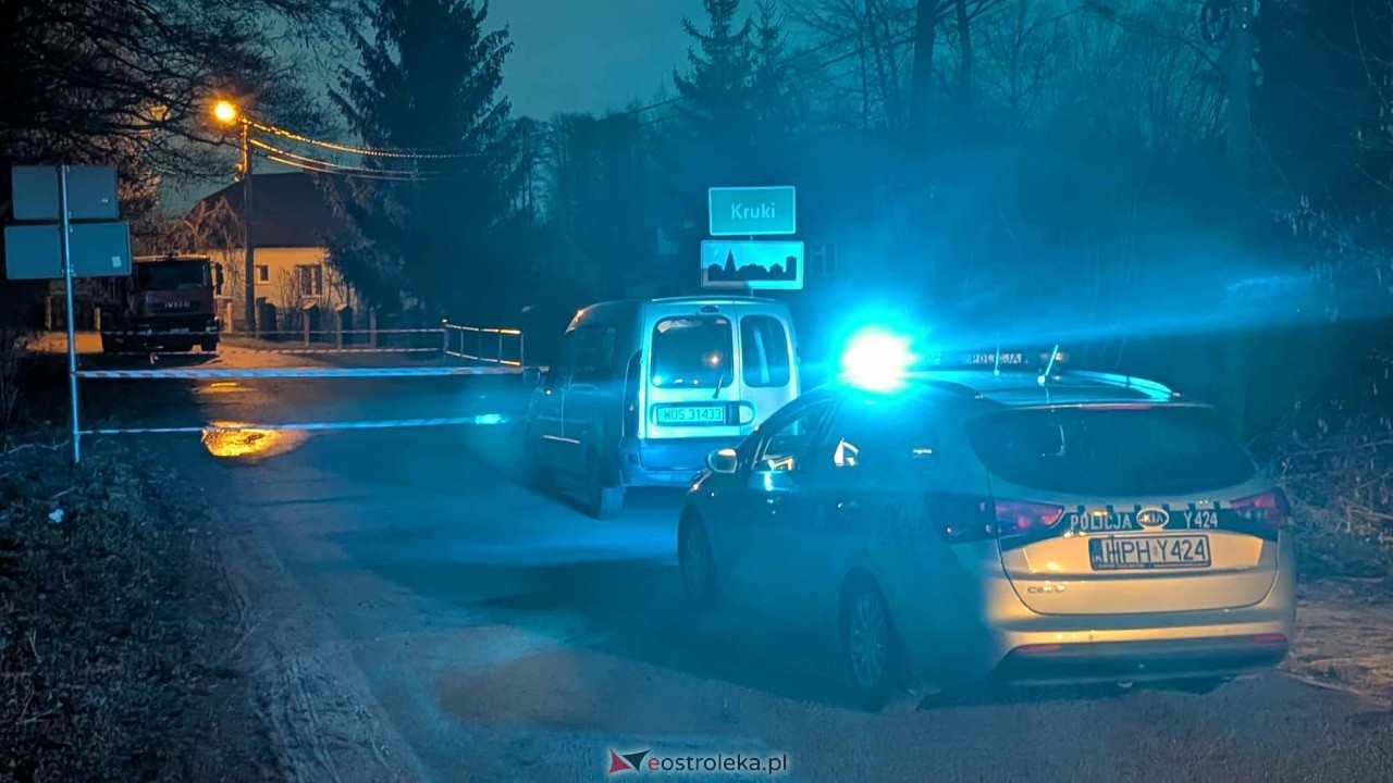 Pożar w Krukach na ulicy Kickiego [08.04.2025] - zdjęcie #3 - eOstroleka.pl