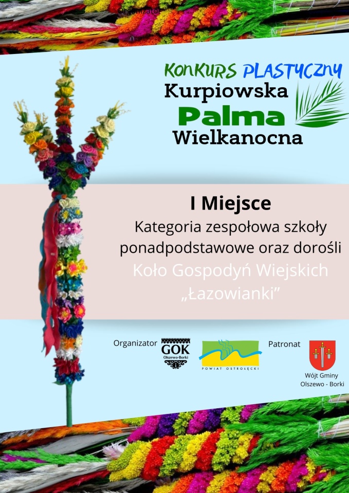 Rozstrzygnięcie konkursu Kurpiowska Palma Wielkanocna w Olszewie-Borkach [09.04.2025] - zdjęcie #11 - eOstroleka.pl