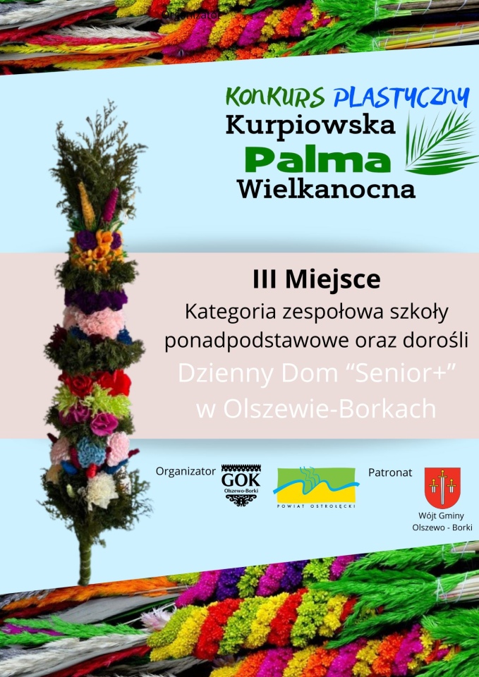 Rozstrzygnięcie konkursu Kurpiowska Palma Wielkanocna w Olszewie-Borkach [09.04.2025] - zdjęcie #2 - eOstroleka.pl