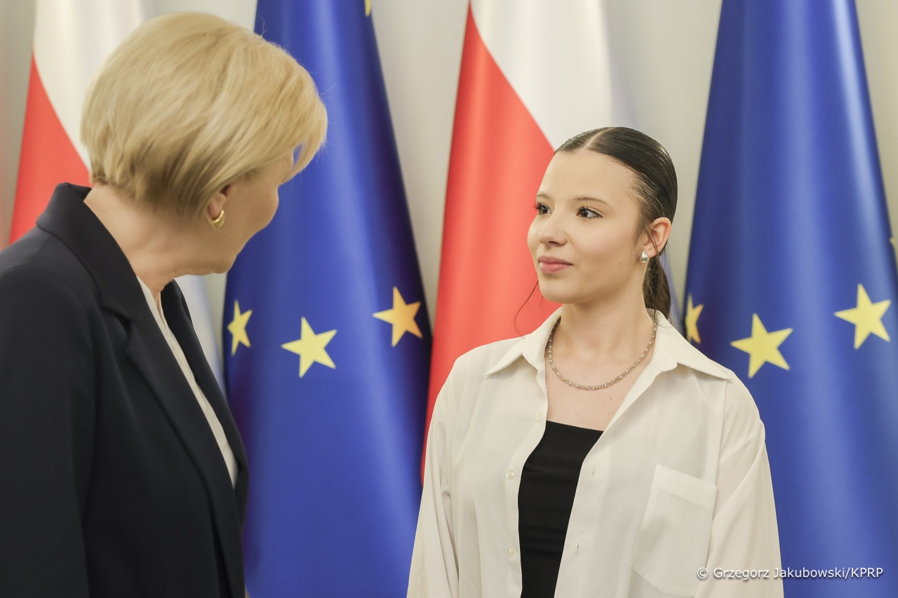 Zagajnica na spotkaniu z Pierwszą Damą, fot. Grzegorz Jakubowski KPRP [11.04.2025] - zdjęcie #10 - eOstroleka.pl