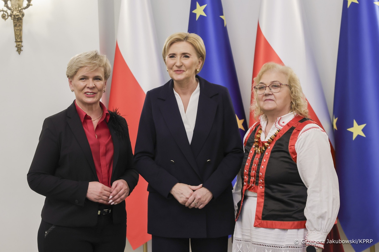 Zagajnica na spotkaniu z Pierwszą Damą, fot. Grzegorz Jakubowski KPRP [11.04.2025] - zdjęcie #11 - eOstroleka.pl