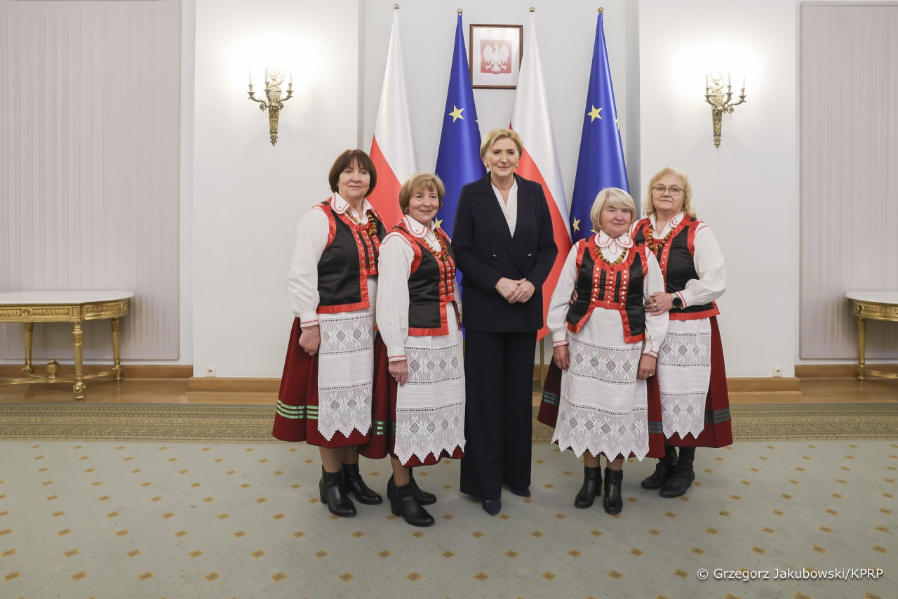Zagajnica na spotkaniu z Pierwszą Damą, fot. Grzegorz Jakubowski KPRP [11.04.2025] - zdjęcie #12 - eOstroleka.pl