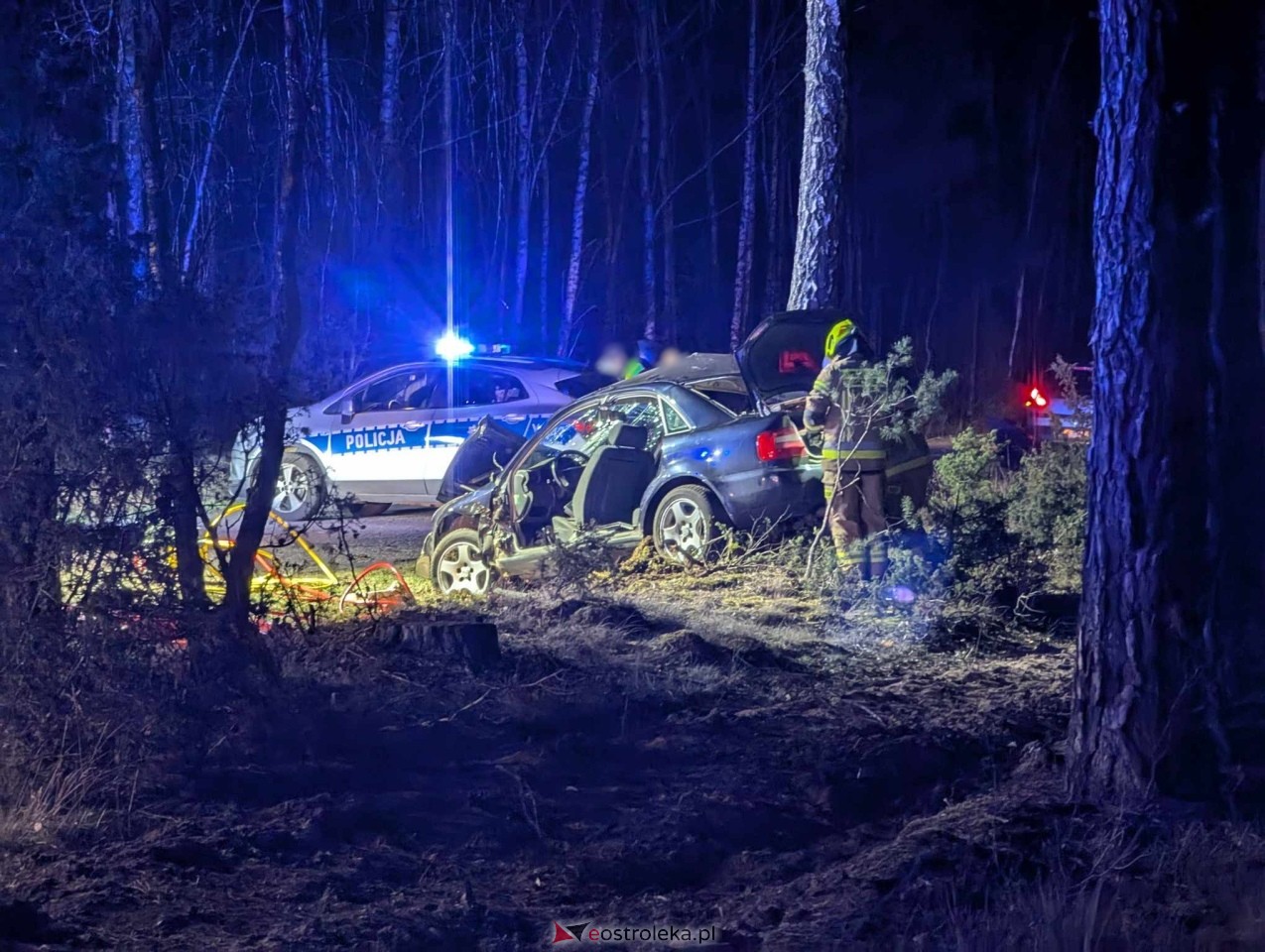 Wypadek w Golance [12.04.2025] - zdjęcie #14 - eOstroleka.pl