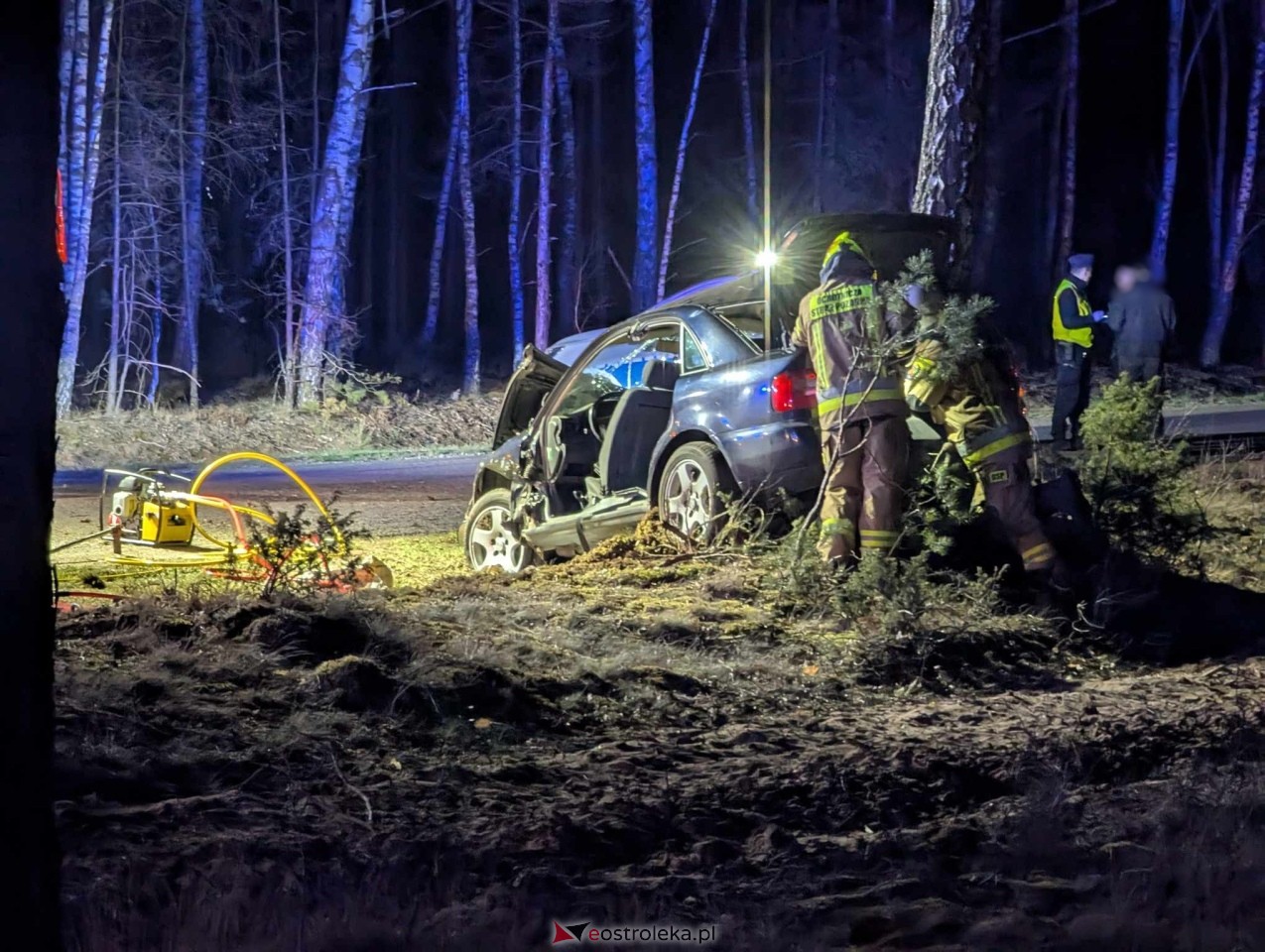 Wypadek w Golance [12.04.2025] - zdjęcie #13 - eOstroleka.pl