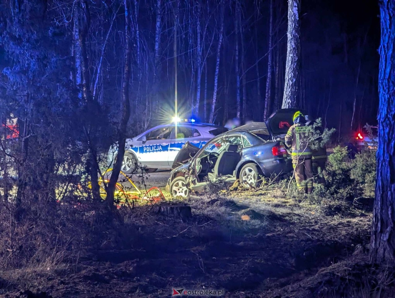 Wypadek w Golance [12.04.2025] - zdjęcie #12 - eOstroleka.pl