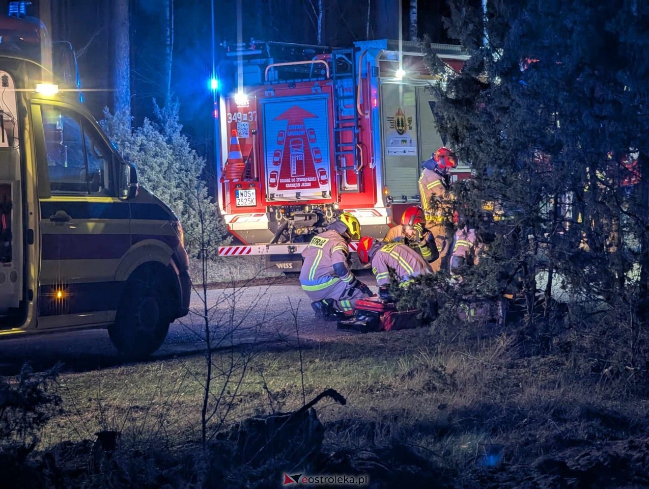 Wypadek w Golance [12.04.2025] - zdjęcie #11 - eOstroleka.pl