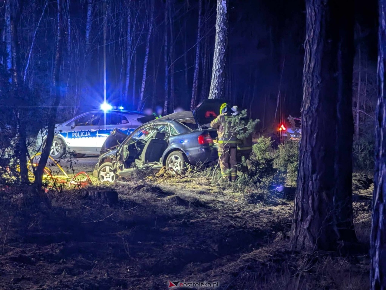 Wypadek w Golance [12.04.2025] - zdjęcie #10 - eOstroleka.pl
