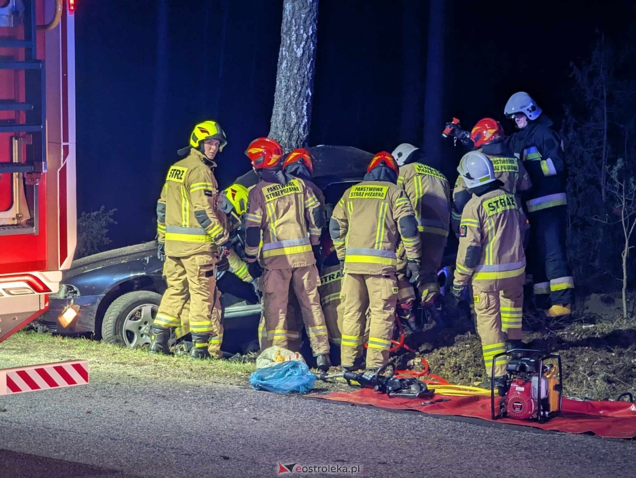 Wypadek w Golance [12.04.2025] - zdjęcie #7 - eOstroleka.pl