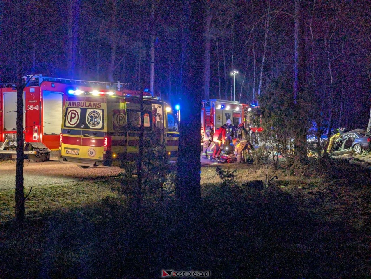 Wypadek w Golance [12.04.2025] - zdjęcie #1 - eOstroleka.pl