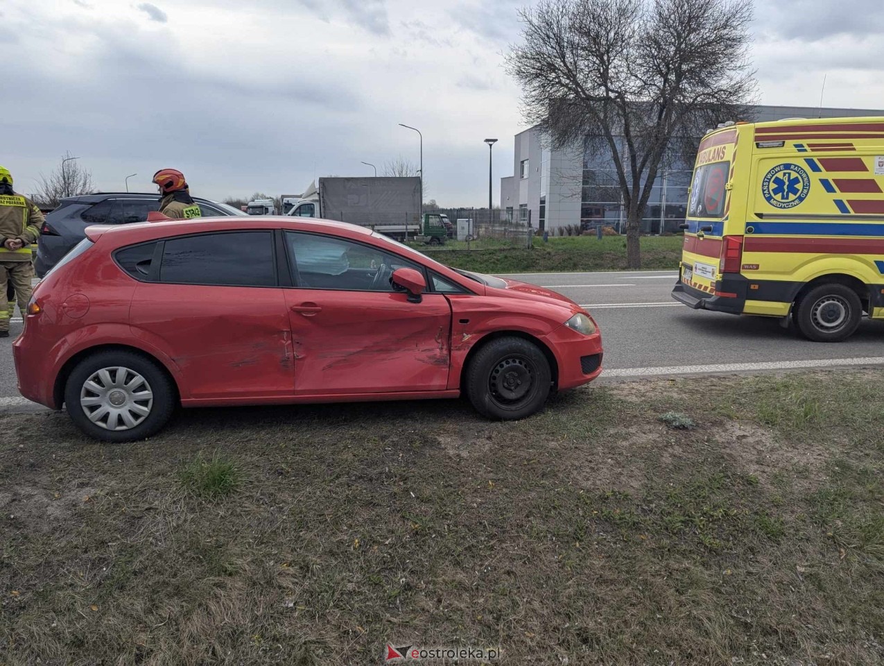 Wypadek w Olszewie-Borkach [14.04.2025] - zdjęcie #20 - eOstroleka.pl
