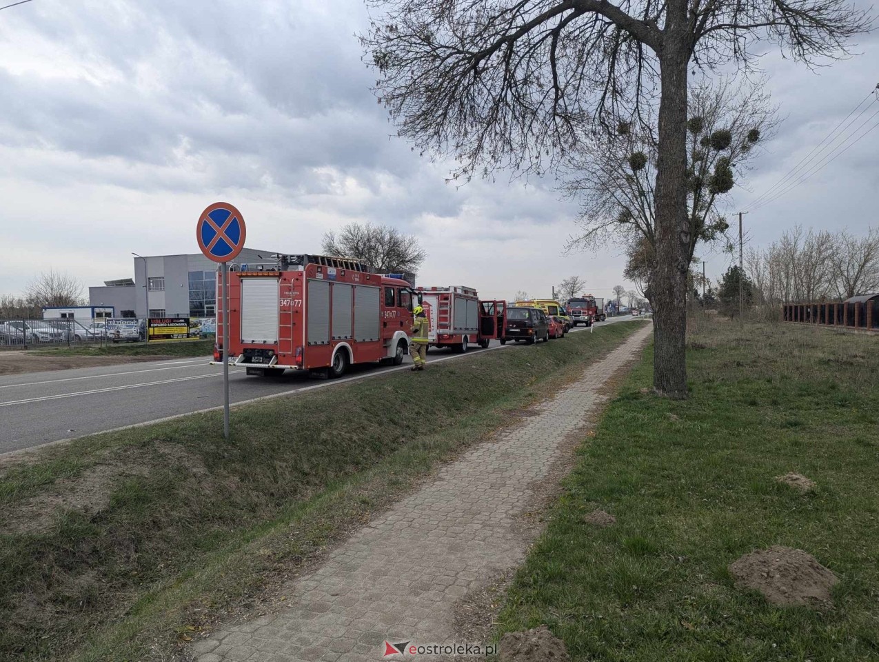 Wypadek w Olszewie-Borkach [14.04.2025] - zdjęcie #12 - eOstroleka.pl