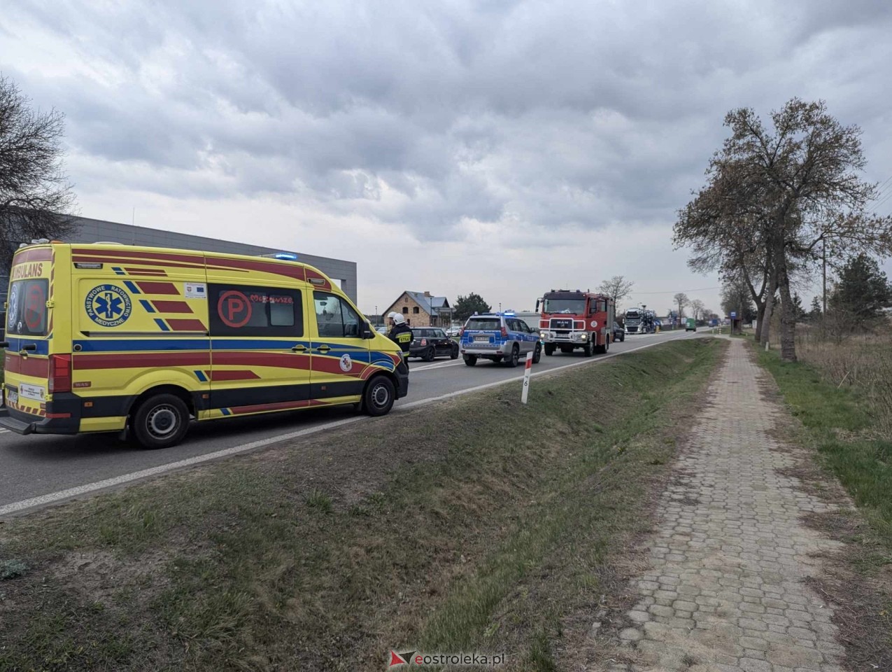 Wypadek w Olszewie-Borkach [14.04.2025] - zdjęcie #11 - eOstroleka.pl
