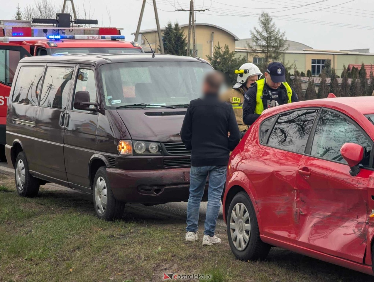 Wypadek w Olszewie-Borkach [14.04.2025] - zdjęcie #9 - eOstroleka.pl