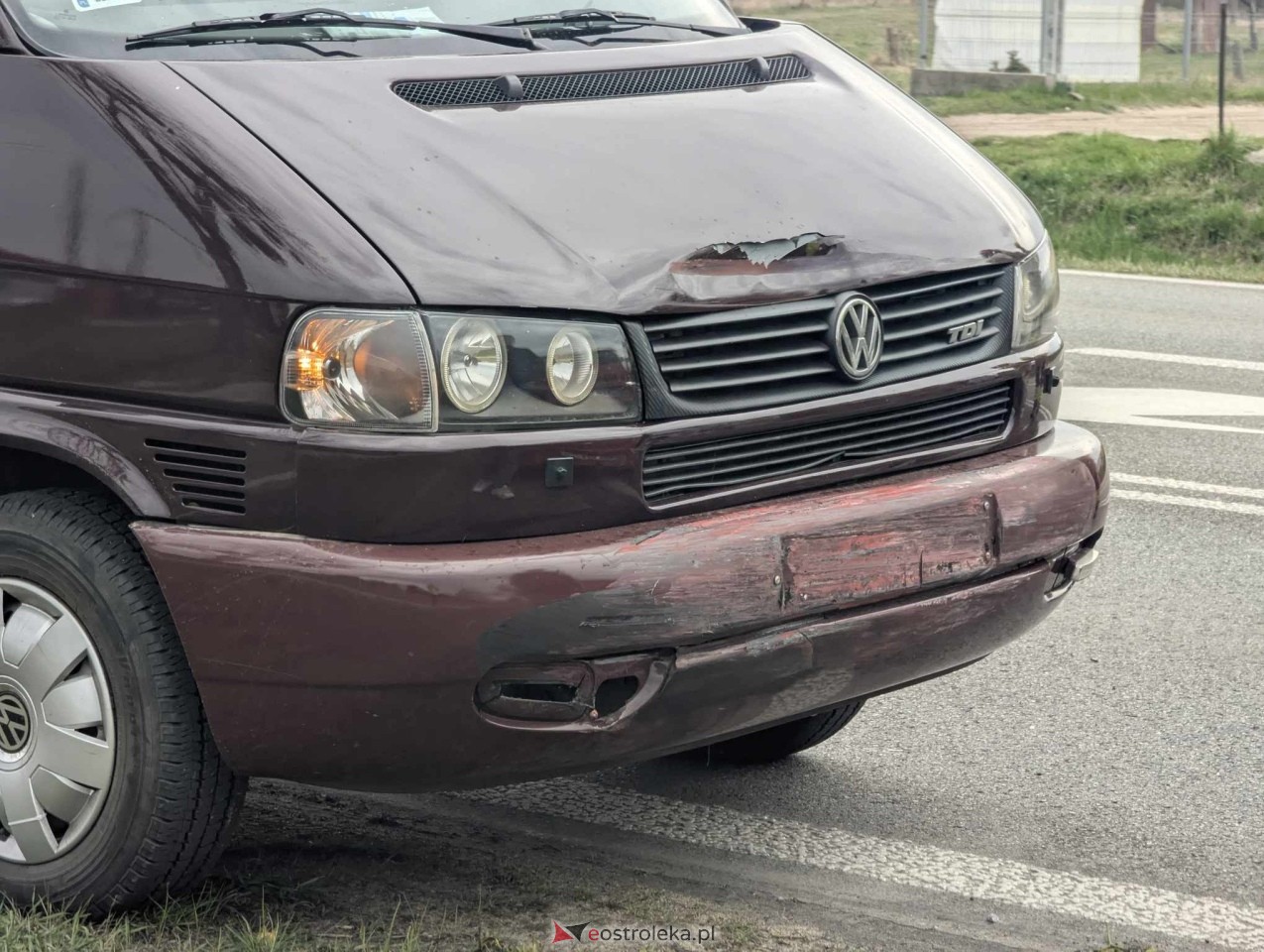 Wypadek w Olszewie-Borkach [14.04.2025] - zdjęcie #3 - eOstroleka.pl