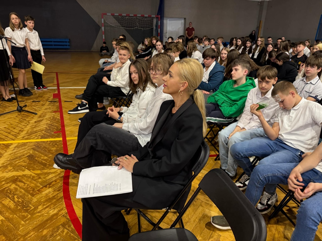 Tysiąclecie Królestwa Polskiego uczczone w Szkole Podstawowej nr 10 w Ostrołęce [15.04.2025] - zdjęcie #14 - eOstroleka.pl
